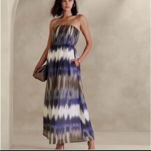 Banana republic strapless dress new with tags